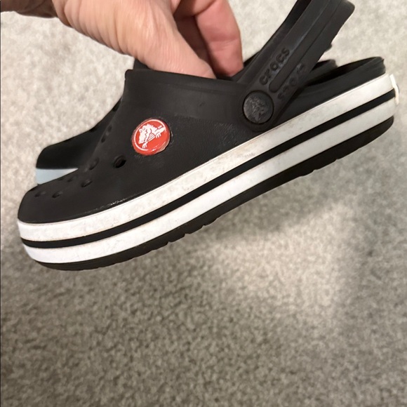 CROCS Kids Black and White Water Shoes - Picture 4 of 5